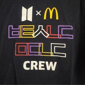 McDonald's x BTS Port Authority Men's Crew Logo Short Sleeve T Shirt Size S